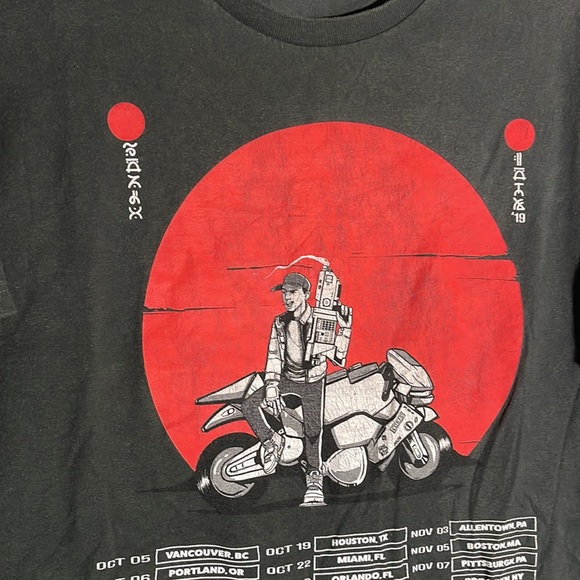 Coadm Logic Tour T-Shirt 2019 Tour Merch Tee anime cartoon rapper Logic shirt M - Picture 2 of 7